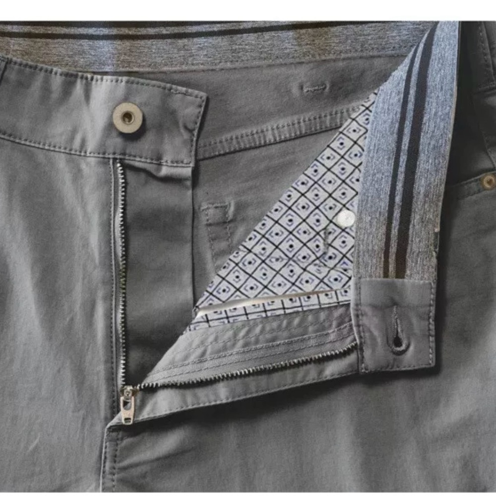 Straight fit grey 5 pocket pants men’s 34x30